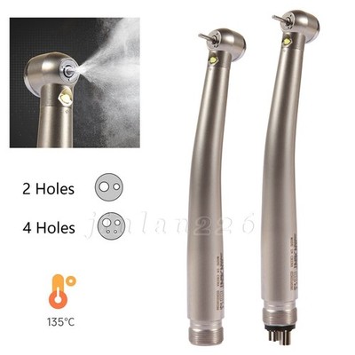 Dental Push Fast High Speed LED Handpiece Ceramic Turbine 4/2 Holes Air Turbine