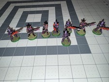 Warhammer 40k: Aeldari Eldar Metal Dark Reapers AP005 Lot 8 1 Broke Painted