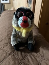 Ty Beanie Baby Boos Wasabi Baboon Plush Stuffed Toy 