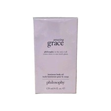 New Philosophy Amazing Grace Luminous Body Oil 4 fl oz Vegan Women