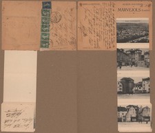 France 1921 - Illustrated Souvenir Letter Card Marvejois to Italy EPA710