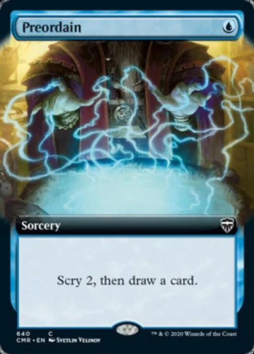 Preordain Foil Magic: The Gathering Individual Trading Card Games