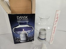 Vintage 1991 Dansk Vintage Cafe Latern Blue & White New in Box FREE SHIPPING