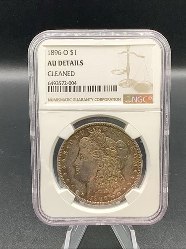 NGC 1896-O $1 Morgan Dollar AU Details U.S. 90% Silver
