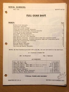 Mercury Merc 200 Outboard Motor Parts List Catalog Book Manual 1970, C-90-56969 | eBay