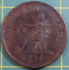 1815 Lower Canada Halfpenny Token LC-56B1