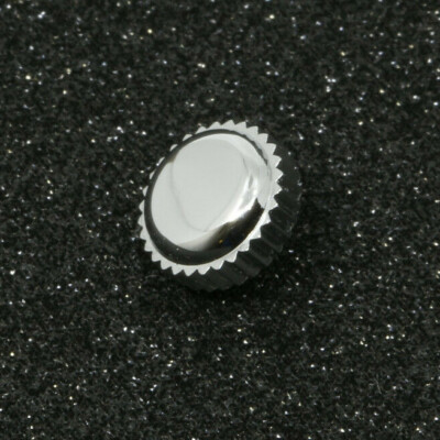 Krone Aufzugskrone wasserdicht mit Dichtung verchromt 4 bis 6,35 mm watch crown