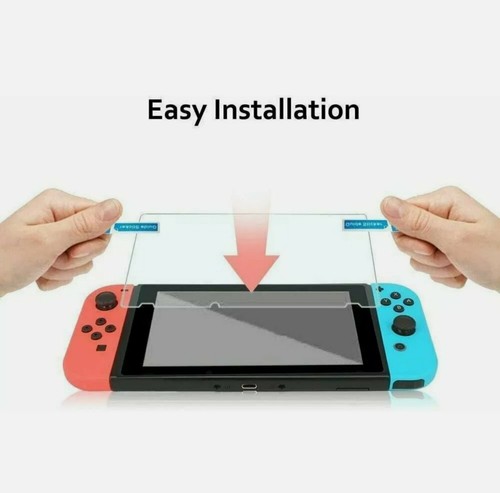 2 Pack For Nintendo Switch Premium Tempered Ultra Clear Glass Screen Protector - Picture 3 of 7