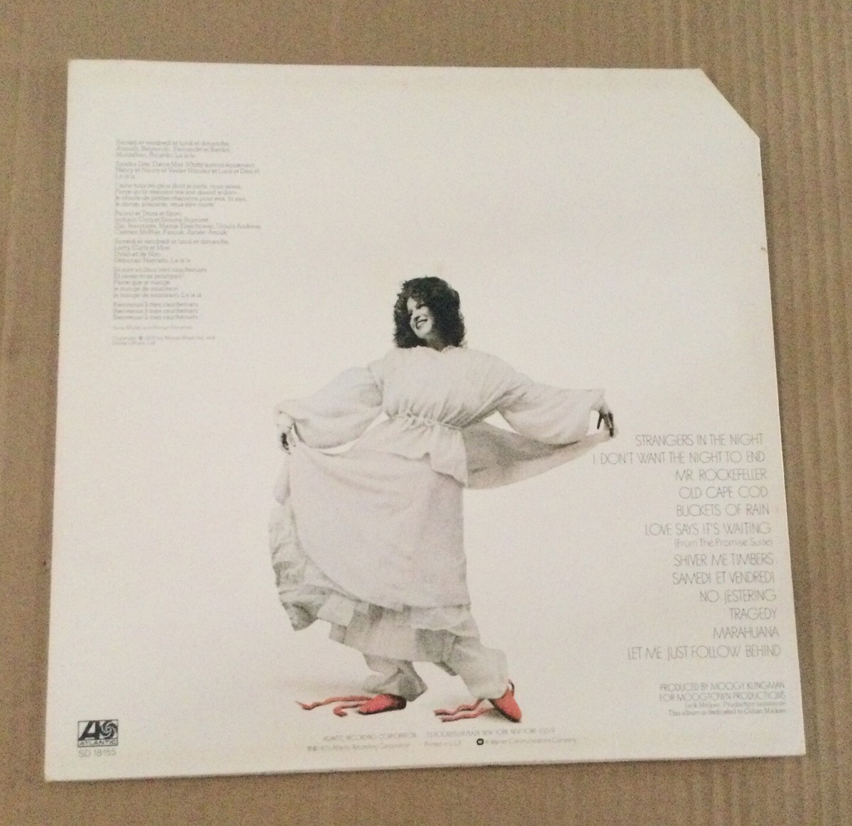 Bette Midler-Songs for the New Depression-1976 US Vinyl