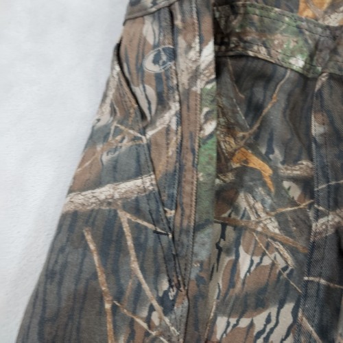 Vintage Mossy Oak Mens Coveralls Extra Large Regular Camo Jumpsuit Hunting Woods - Picture 12 of 21
