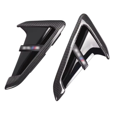 Carbon Fiber Side Fender Grille Vents For BMW X4 G02 M40i X4 M Competition F98