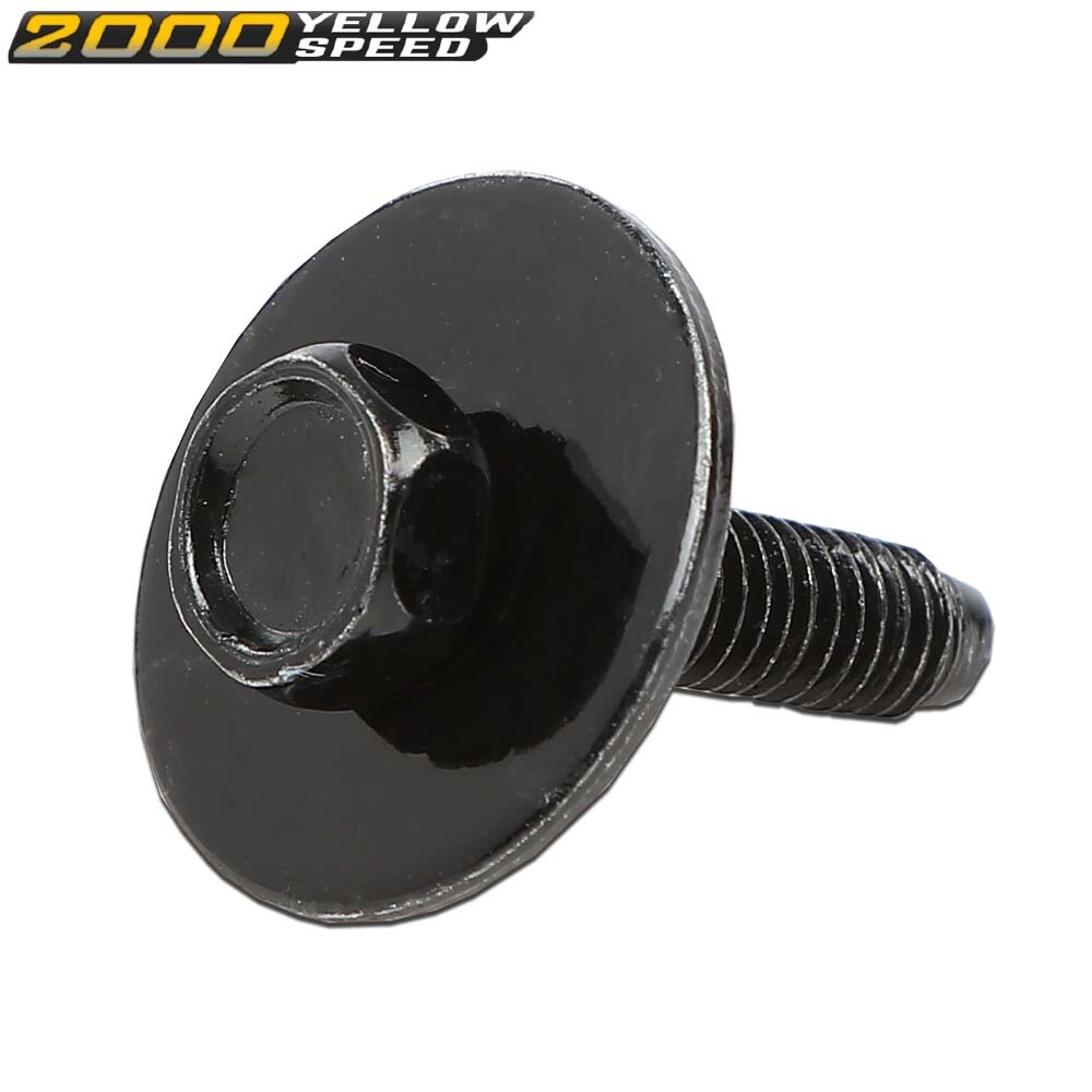 10 Pair Body Bolts & U-nut Clips- M6-1.0 X 25mm- 10mm Hex Fit For Ford 1980-2016 - Foto 5