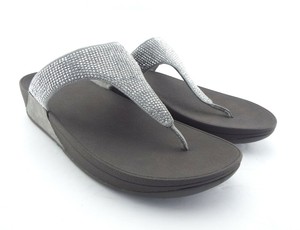 silver fitflops size 4