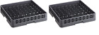 2 Pack Commercial Dishwasher Flatware Peg Cup Glass Plate Tray Dish Washing Rack