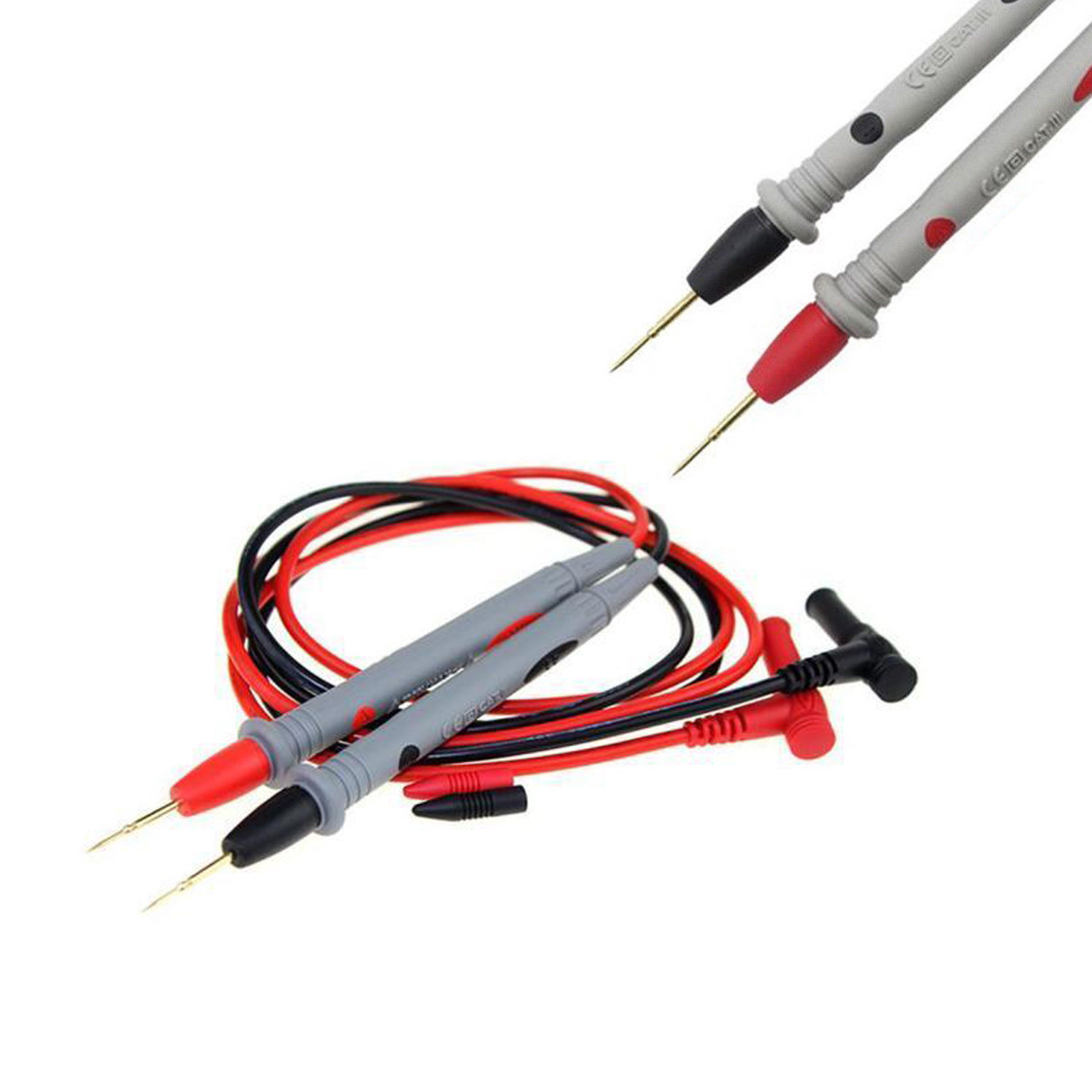 Multímetro digital 1000V prueba cable sonda lápiz punta aguja cable SS514 | eBay