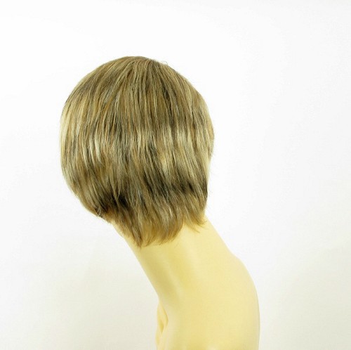 short wig women light blond copper wick clear and chocolate ref louise 15613H4 - Picture 5 of 8