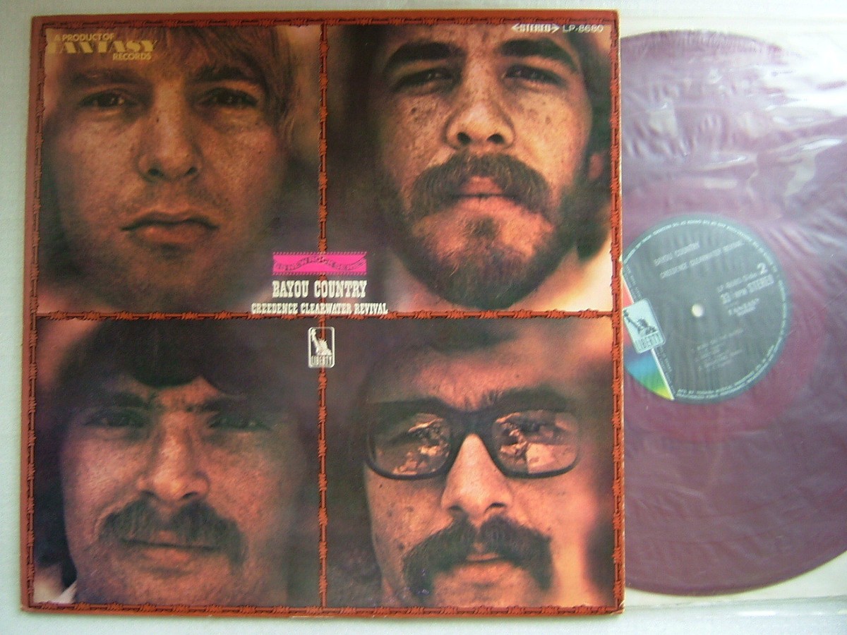 RED VINYL / CCR CREEDENCE CLEARWATER REVIVAL BAYOU COUNTRY / JAPAN 