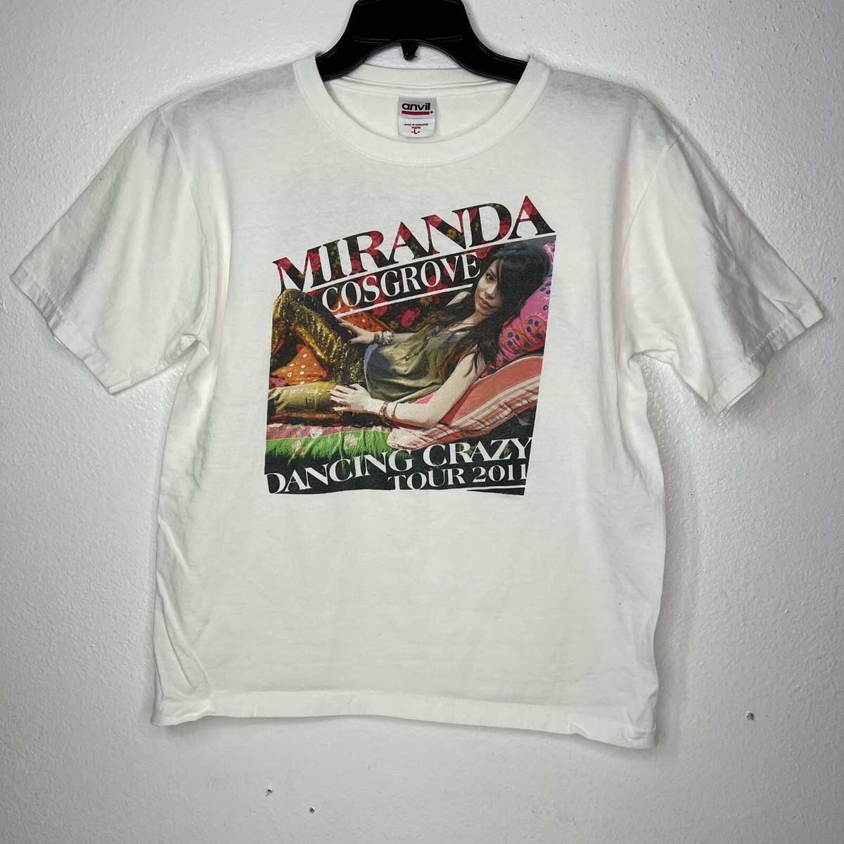 MIRANDA COSGROVE DANCING CRAZY TOUR ICarly Drake Josh SHIRT 2011