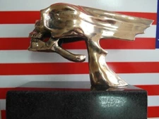 West Coast Choppers Style Flying Skull, Bronze, hood ornament , paper weight