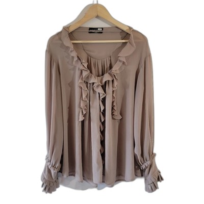ebay ruffle blouse