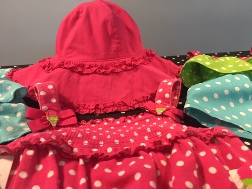 Gymboree Ice Cream Sweetie romper top shorts hat hair jewelry sunglasses 5 6 lot - Picture 5 of 10