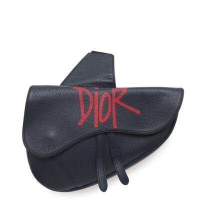 Christian Dior Body Bag Stussy Collaboration Saddle Bag Fashion Accessories d161