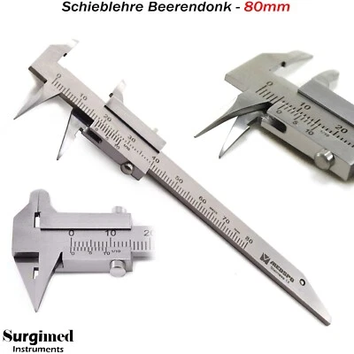 MEDSPO KFO Beerendonk Schieblehre Messlehre Münchner Zürcher Modell Schieblehre Dental