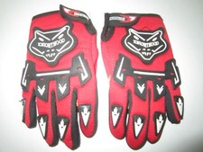 A Pair Of New Knighthood Gloves, Boy's Size M, Bicycle, Sports, Red Black