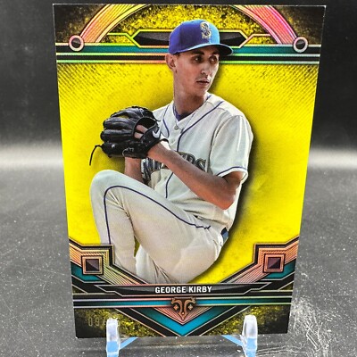 George Kirby Citrine /75 2024 Topps Triple Threads #101 Mariners
