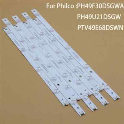 New LED Strips For Philco PH49F30DSGWA PH49U21DSGW LB-C490F16-E11-L-G01-XRD3