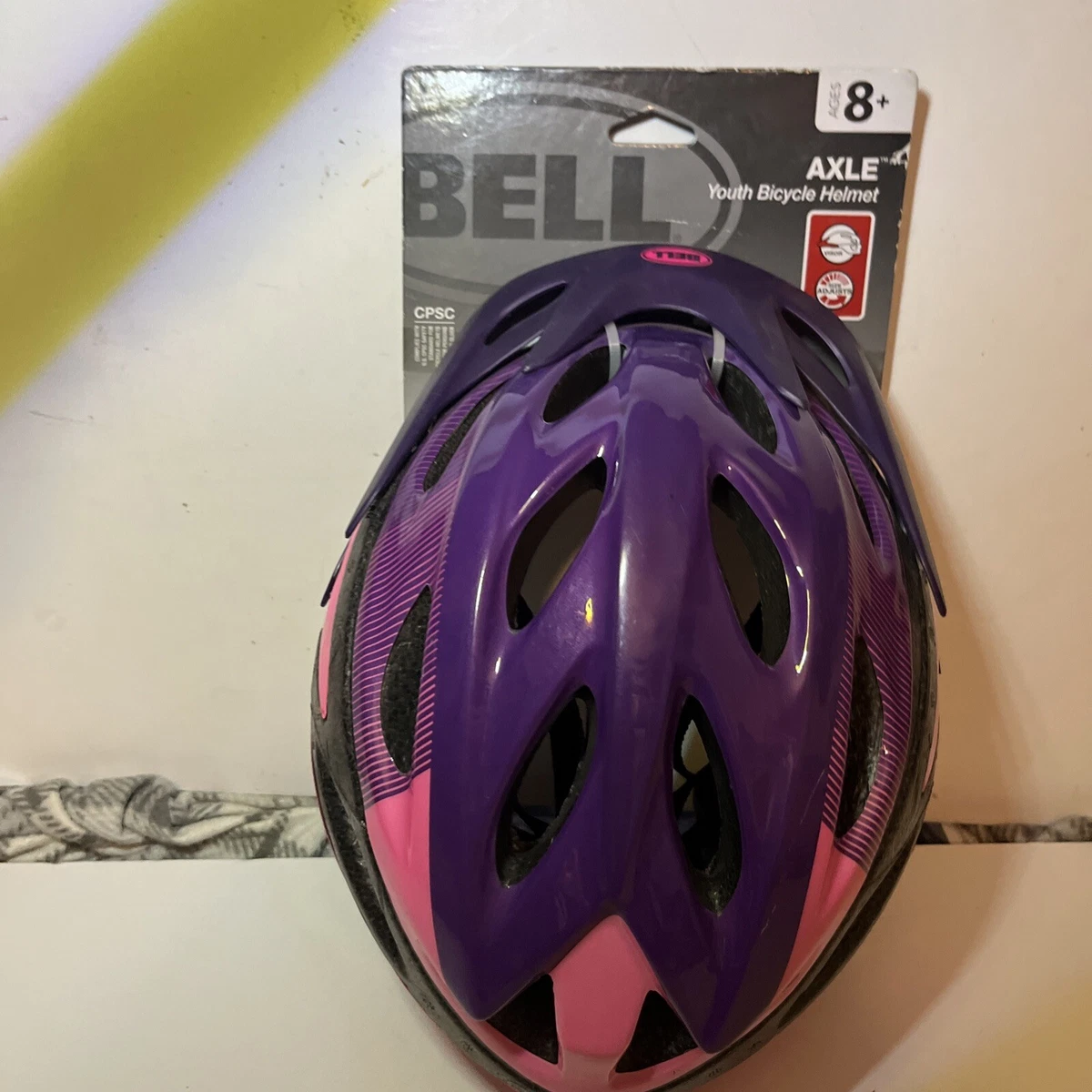 Bell Axle Bike Helmet Repose Pink Purple Youth 8 52 58cm Brand