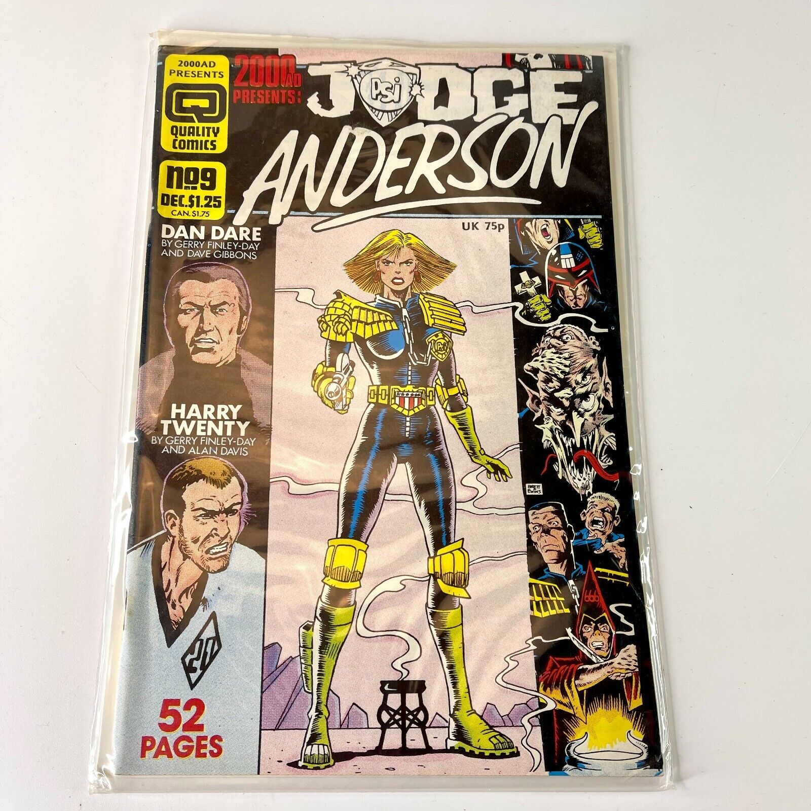 2000AD Presents Judge Anderson #9 - Dan Dare Harry Twenty 1986 Quality Comics