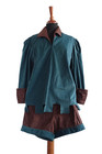 Robin Hood Kostüm Grün Braun für Mädchen Jungen Jäger Fasching Karneval Gr S 146