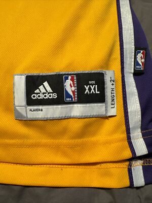 Rare Adidas Los Angeles Lakers Dwight Howard #12 Swingman Jersey