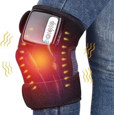 Electric Heating Vibration Knee Joint Pad Wrap Brace Elbow Leg Therapy Massager