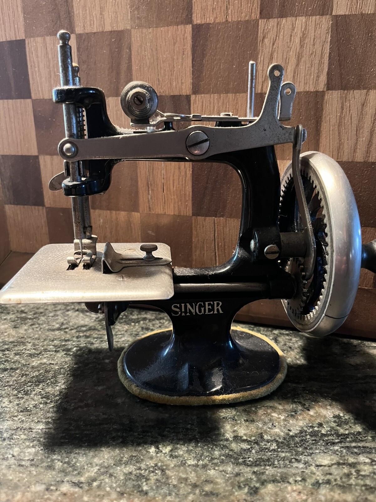 Antique Miniature Singer Sewing Machine Toy Early 1900's NR eBay