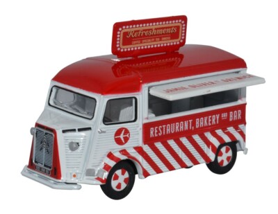 CITROEN H VAN CATERING VAN - JAMIE OLIVER AT GATWICK    -  1:76 - OO - OXFORD