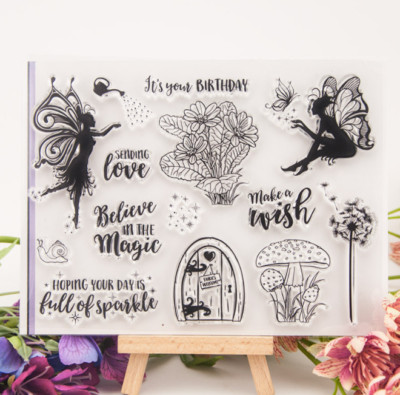 Fairy Silicone Clear Stamp for Scrapbooking Embossing Card Making Album ...
