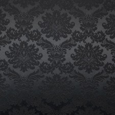 Dekostoff Jacquard Ornamente schwarz Dekorationen, Accessoires (Preis=0,5m)