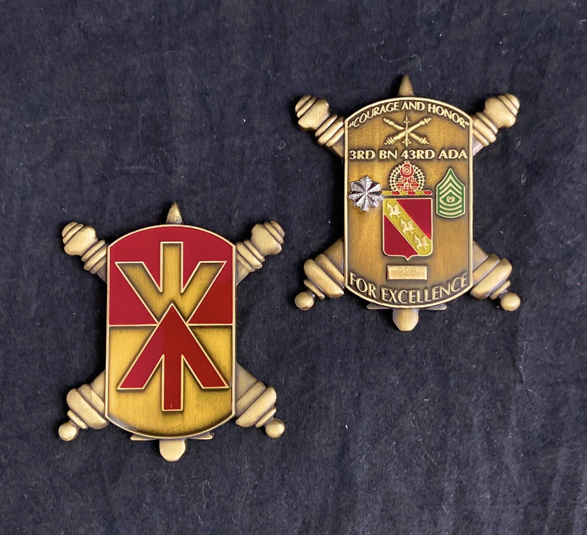 11th Air Defense Artillery Brigade Desert Camo Decal - 3.8 Inch UV Resistant Vinyl Sticker - Made In USA