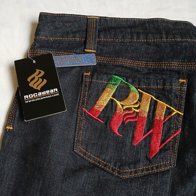 Rocawear Shorts Womens 22 Bermuda Embroidered Pocket NWT Relaxed Y2k Grunge