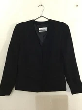 Windsmoor Black 100% Wool Jacket size 10