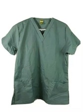 NEW FASHION SEAL HEALTHCARE Unisex Scrub Top Size Small    b71