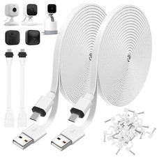 2Pack 25ft/7.5m Power Cable for Blink Mini2Blink miniBlink Outdoor 4 Security...