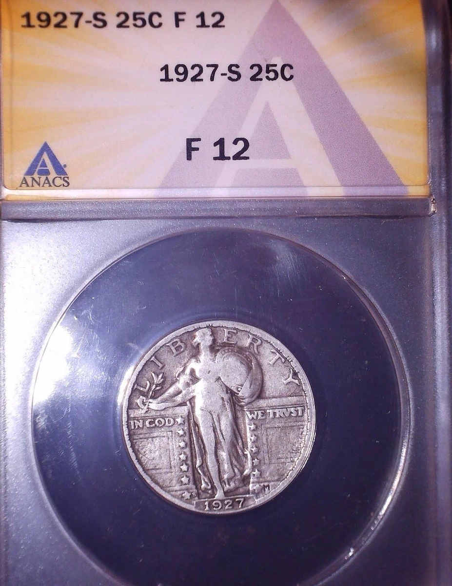 F 12 Graded Standing Liberty US Quarters (1916-1930) for sale | eBay