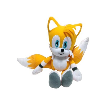 Super Sonic the Hedgehog Yellow Tails Plush Stuffed SEGA Toy Factory 12 Inch