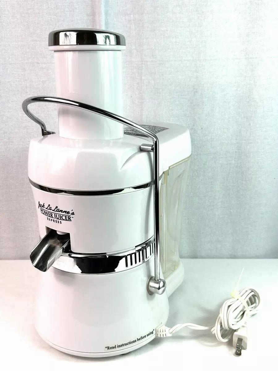 Jack Power Juicer Express White chrome accents WATT 30% more JUICE!! eBay