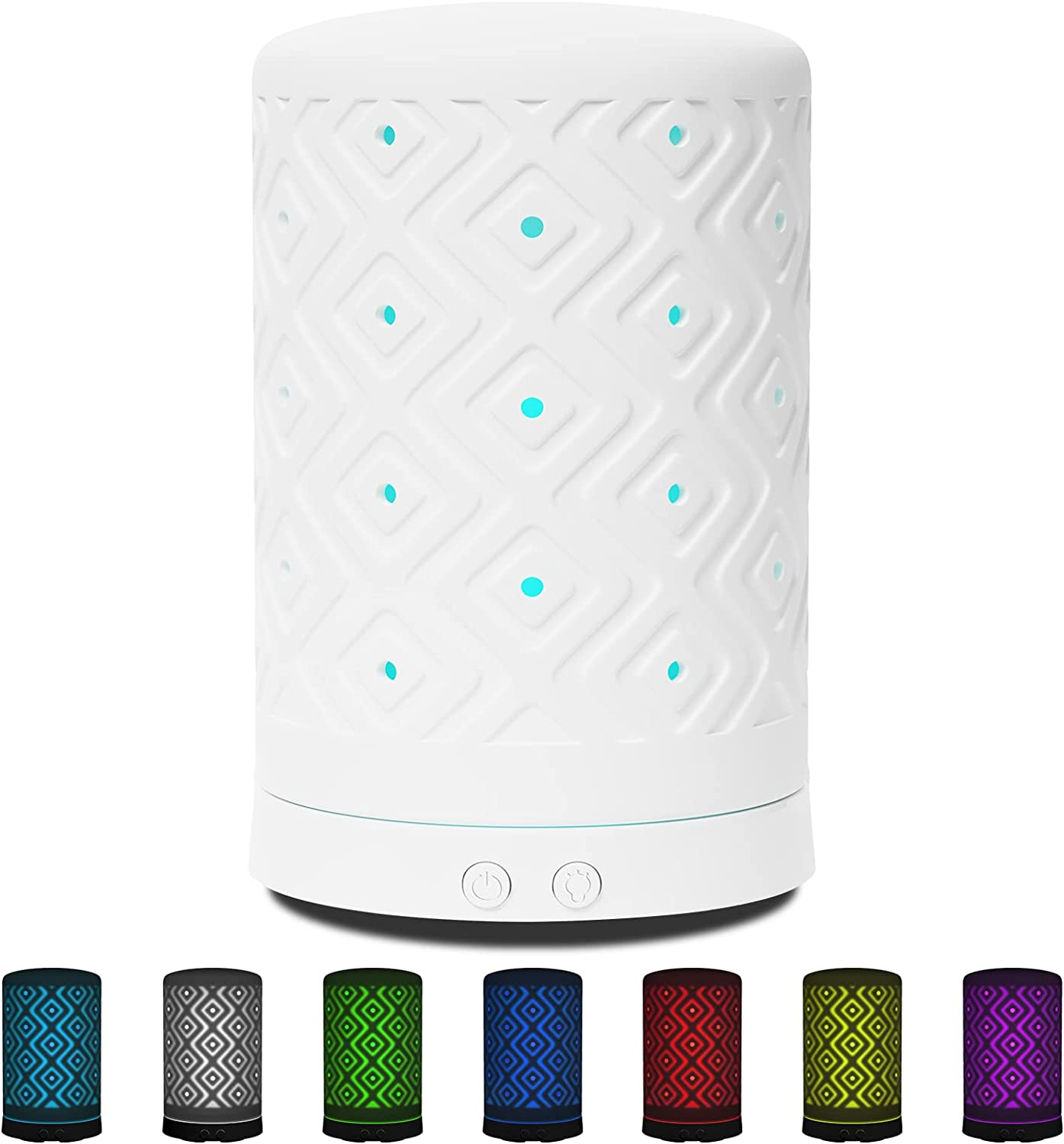 Aromatherapy Essential Oil Diffuser with 7 Color LED Lights for Home-image