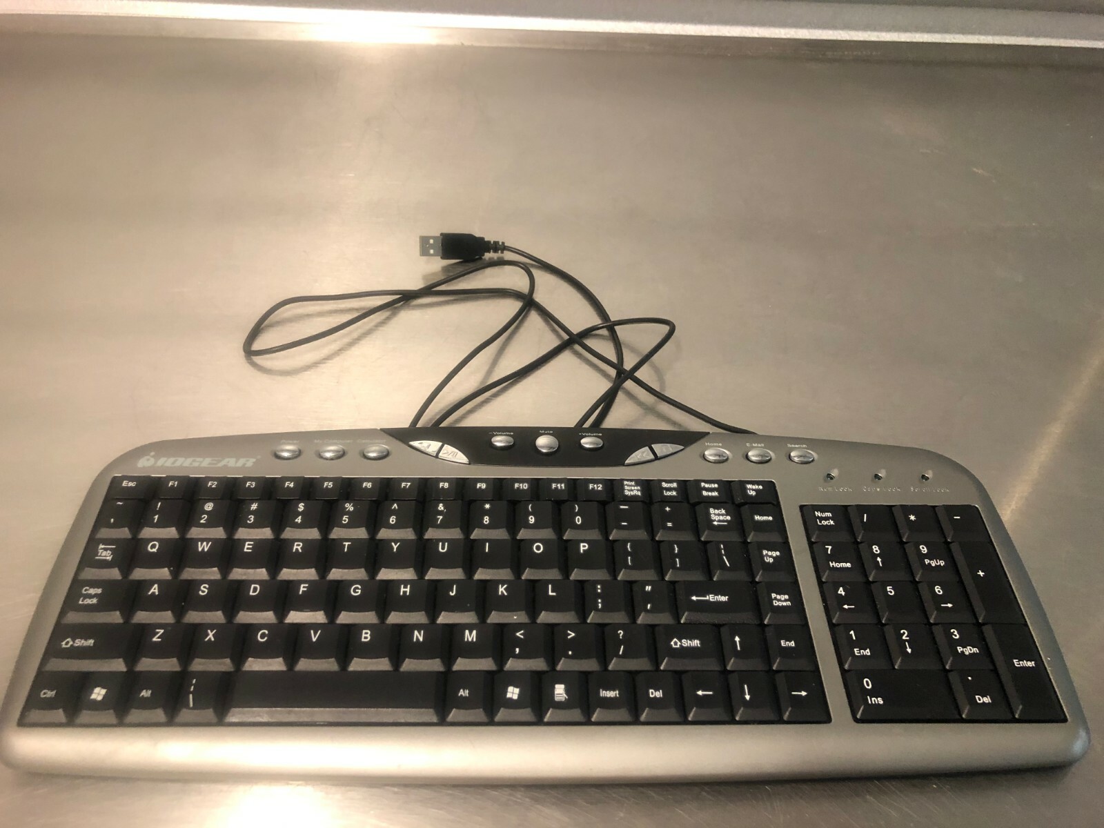 Pristine KEYBOARD IOGEAR GKM502 Wired Keyboard, Ergonomic, S