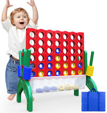 Giant 4-To-Score Connect Game Set for Family Fun - Indoor  Outdoor Play